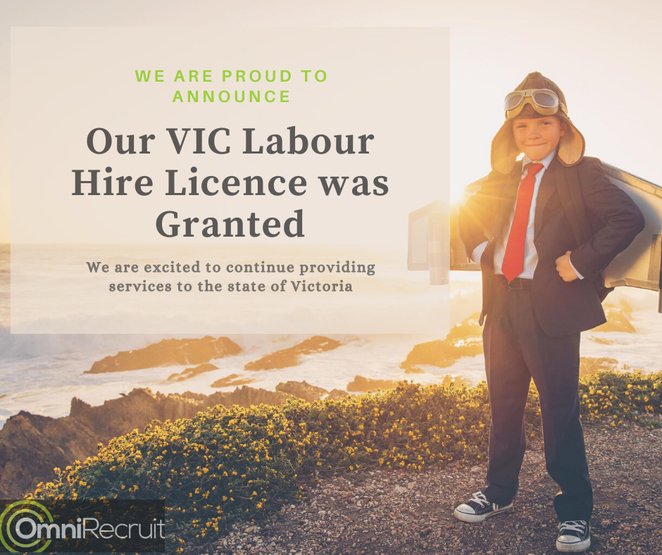 We've Been Granted our Vic State Labour Hire Licence